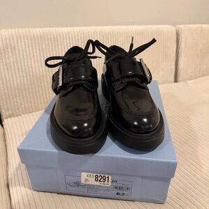 Prada Glossy Black Women's Loafers